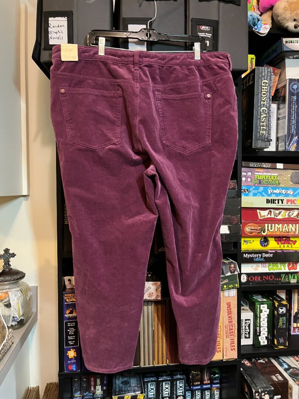 Anthropologie Pilcro Mulberry High Rise Skinny Corduroy Pants 22W NWT - Picture 5 of 9